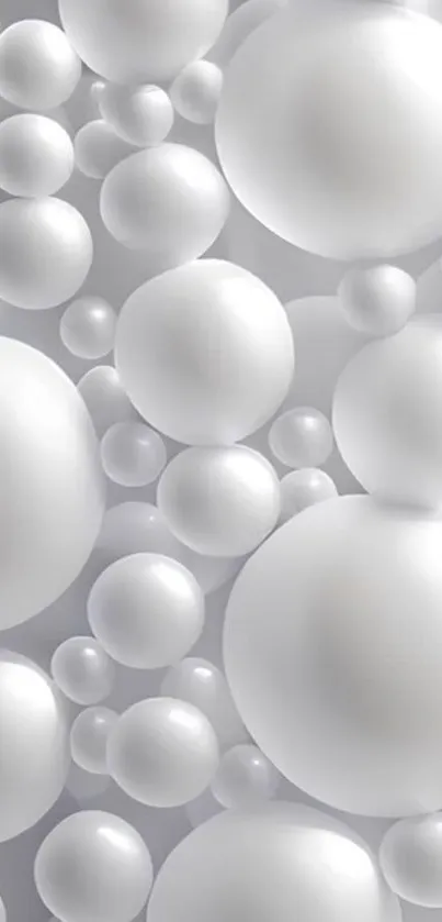 3D abstract bubble wallpaper for mobile.