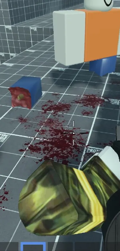 3D gaming action scene with digital characters and environments.