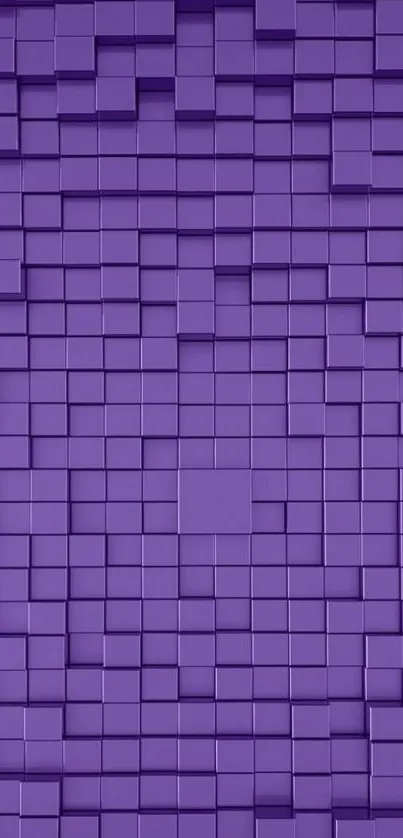 3D purple geometric wallpaper with modern design.