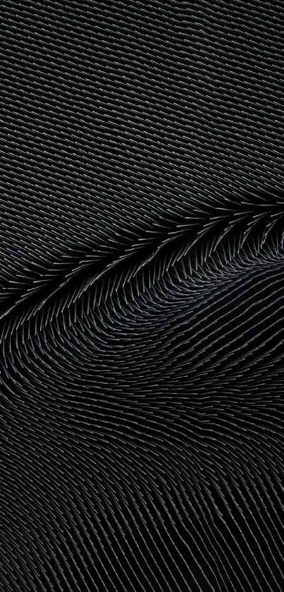 Abstract black line art mobile wallpaper with intricate patterns.