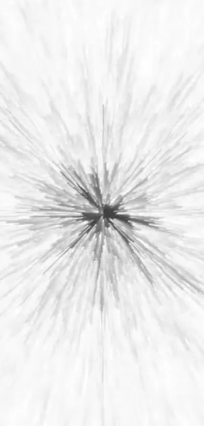 Black and white abstract radial burst wallpaper design.