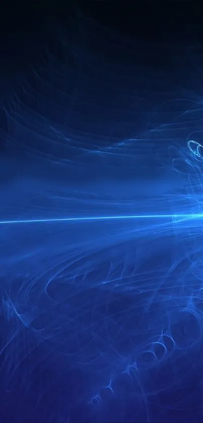 Abstract blue light wallpaper with dynamic energy patterns.