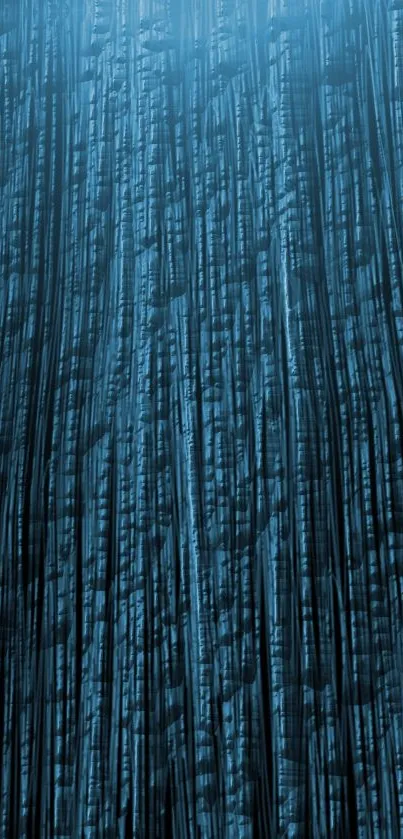 Abstract blue lines with vertical pattern on a modern phone wallpaper.