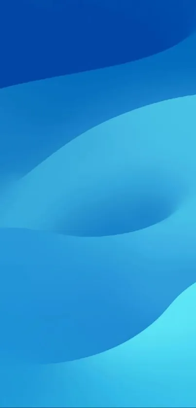 Blue abstract wave design wallpaper.