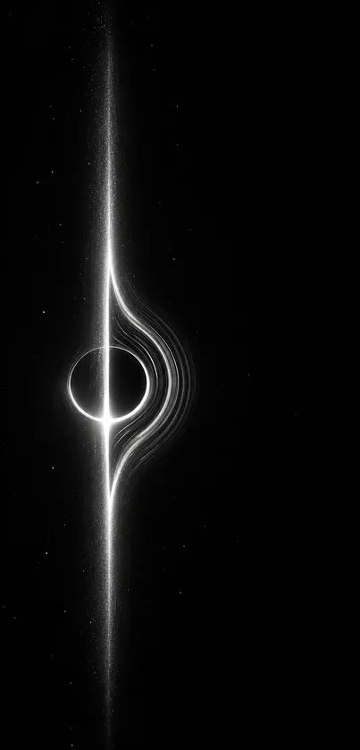 Abstract cosmic light burst on dark background.
