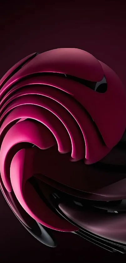 Dark magenta abstract design mobile wallpaper.