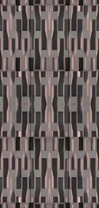 Abstract geometric wallpaper with brown tones.