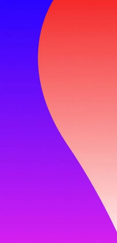 Colorful abstract gradient wallpaper with blue and red hues.