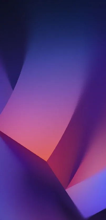 Abstract gradient wallpaper with vibrant purple hues.