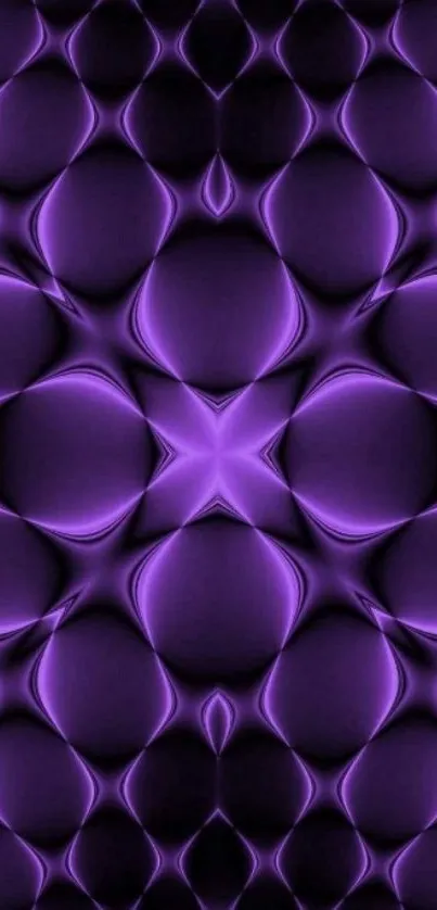 Abstract dark purple geometric pattern wallpaper.