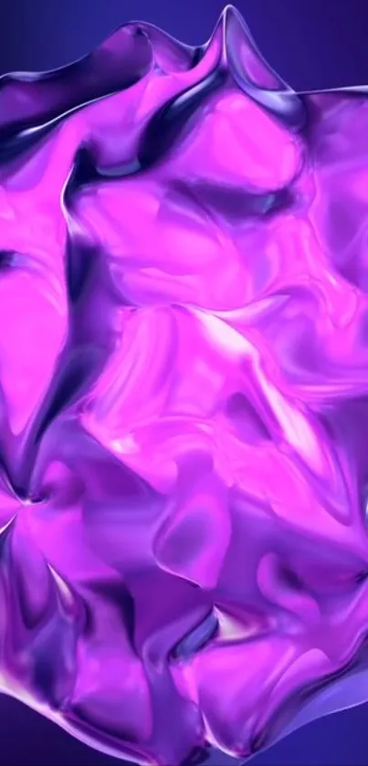 Vibrant purple abstract fluid design wallpaper.