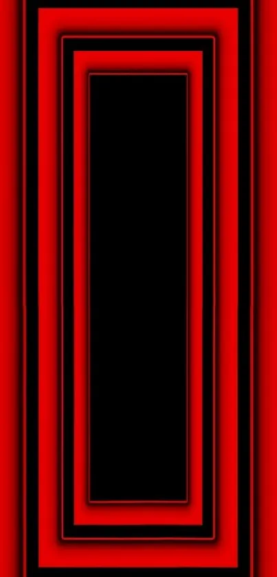 Abstract red and black geometric wallpaper for smartphones.