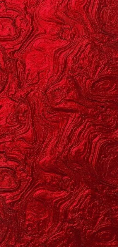 Vibrant abstract red texture wallpaper for mobile device screen.