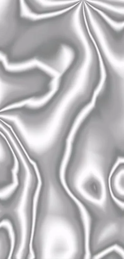 Silver abstract texture wallpaper with flowing patterns.