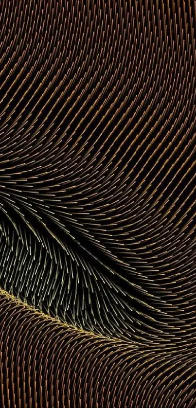 Intricate abstract texture with dynamic lines on a mobile wallpaper.