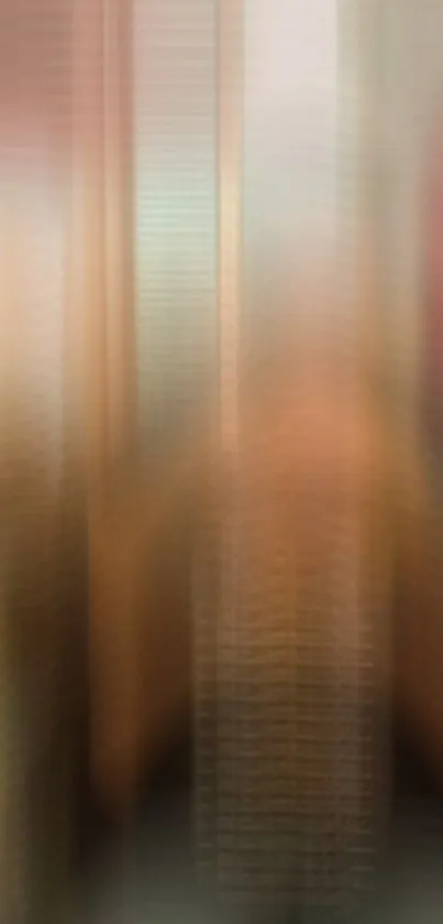 Abstract vertical lines with blurred warm tones.