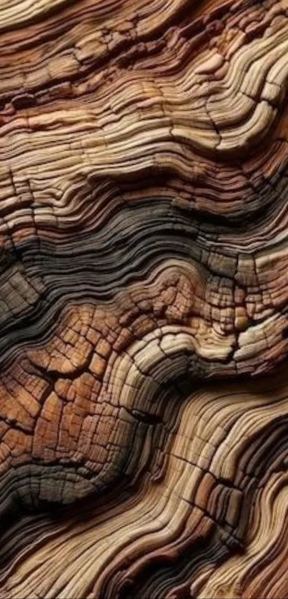 Abstract wooden texture wallpaper with natural patterns.