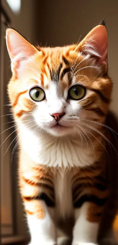 Adorable Orange Kitten Wallpaper - free download