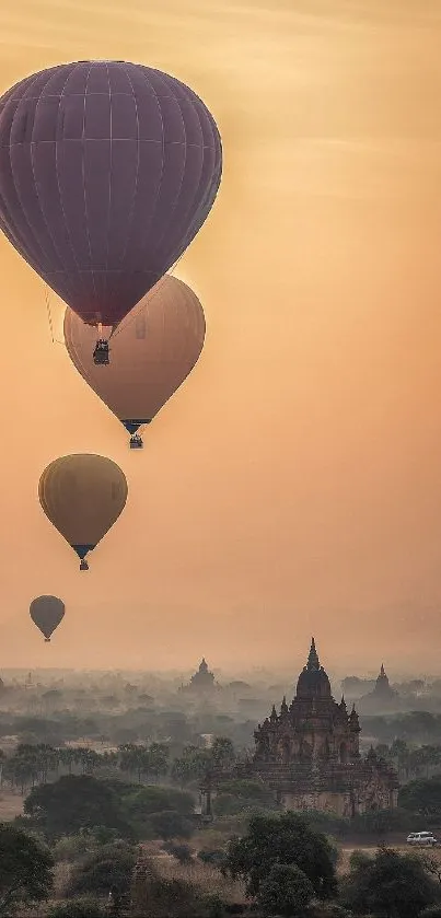 Aerostat Sky Hot Air Ballooning Live Wallpaper