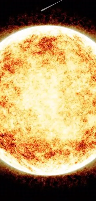 Amber Astronomical Object Coffee Live Wallpaper