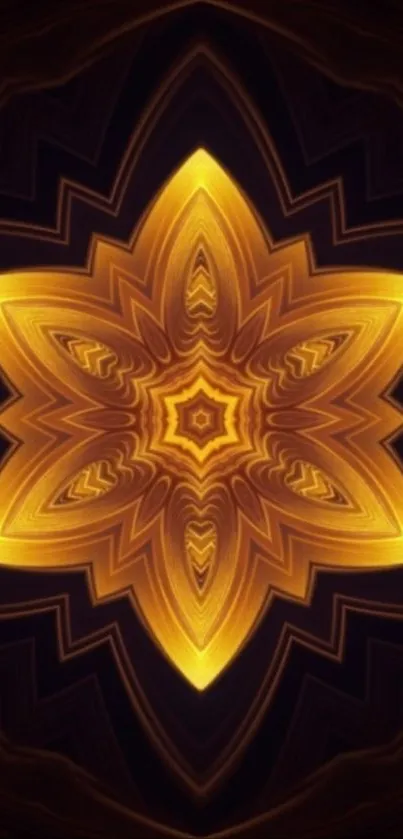 Amber Gold Art Live Wallpaper