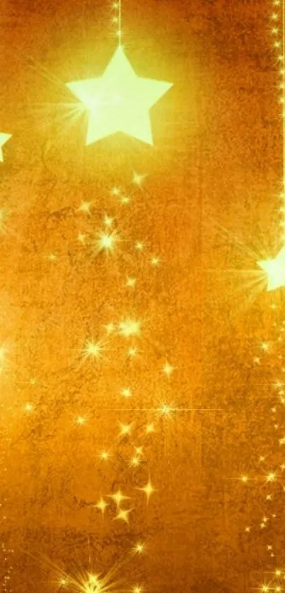 Amber Gold Branch Live Wallpaper