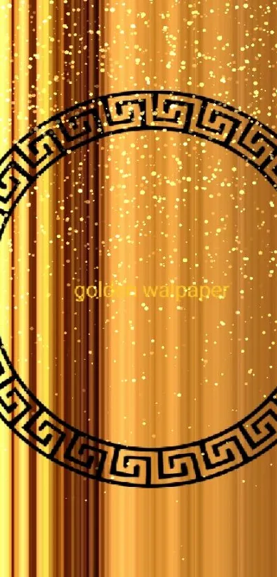 Amber Gold Circle Live Wallpaper