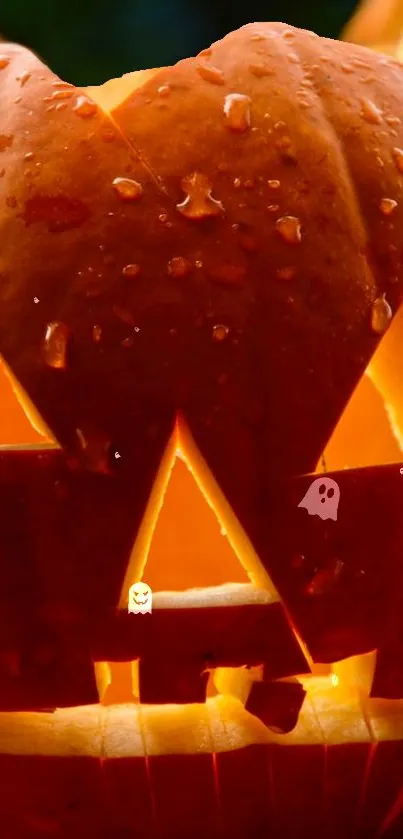 Amber Light Orange Live Wallpaper