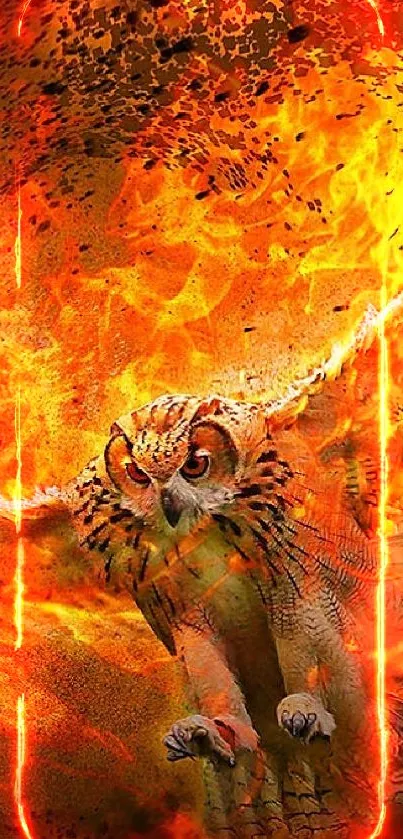 Amber Orange Art Live Wallpaper