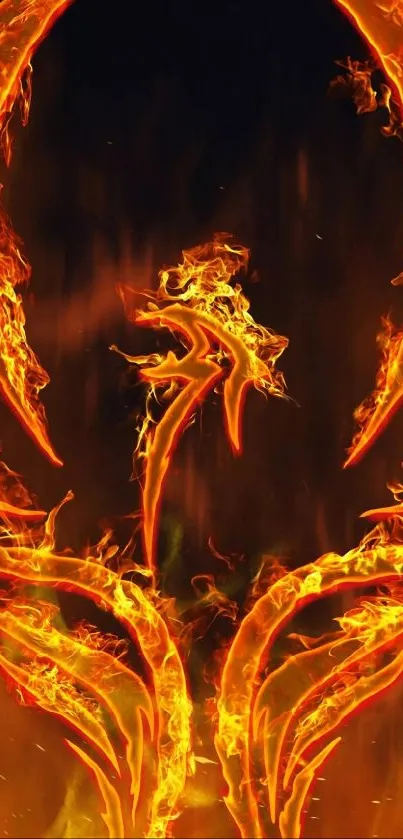 Amber Orange Heat Live Wallpaper