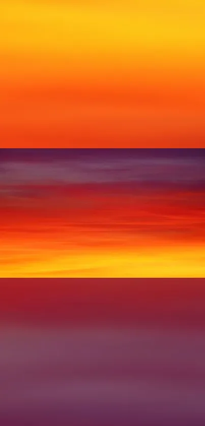 Amber Orange Sky Live Wallpaper