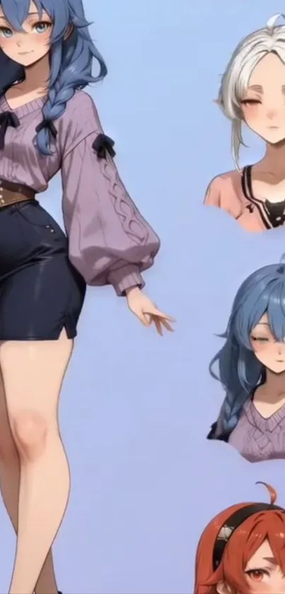 Detailed anime character illustration with vibrant colors.