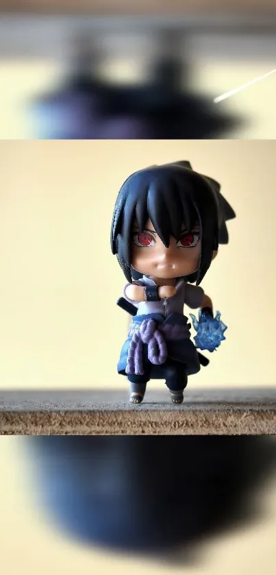 Chibi anime figure with vibrant details.