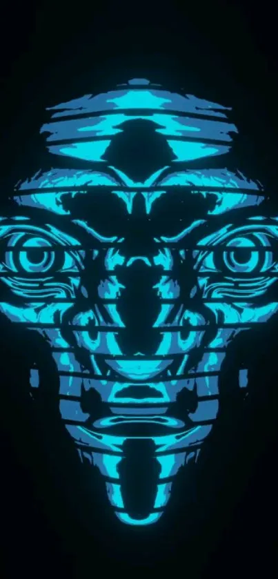 Art Electric Blue Design Live Wallpaper