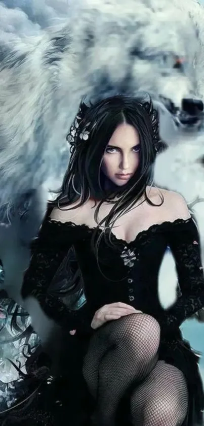 Art Fictional Character Black Hair Live Wallpaper