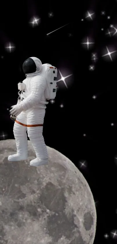 Astronaut World Snowman Live Wallpaper