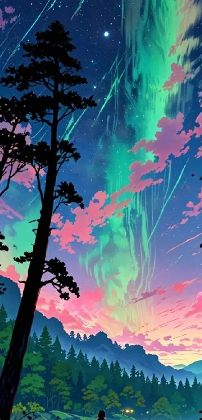Astronomical Object Red Sky At Morning Aurora Live Wallpaper