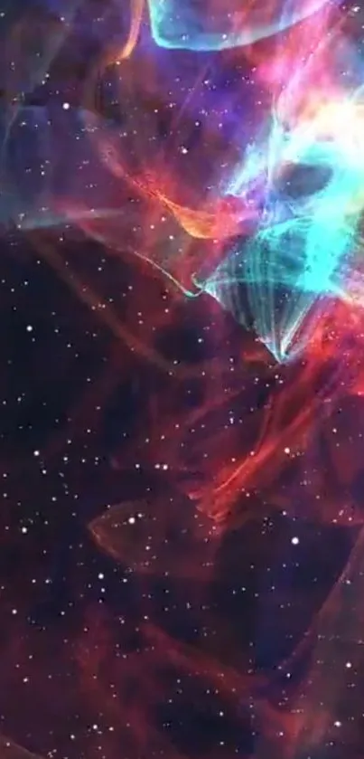 Atmosphere Nebula Purple Live Wallpaper