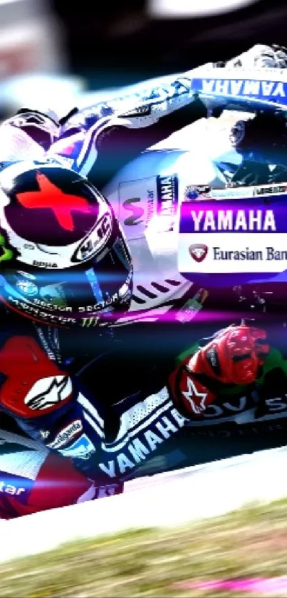 A super speed biker never gets tired  Live Wallpaper