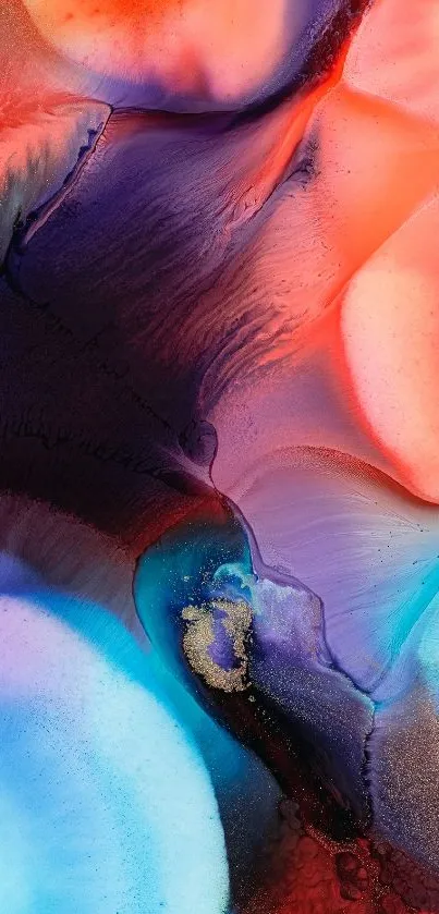 Azure Purple Paint Live Wallpaper