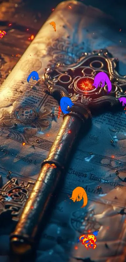 Azure Purple Wood Live Wallpaper