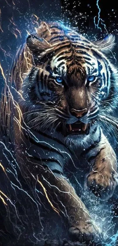 Bengal Tiger Water Siberian Tiger Live Wallpaper