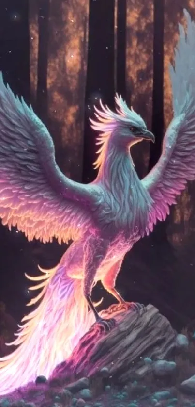 Bird Extinction Purple Live Wallpaper