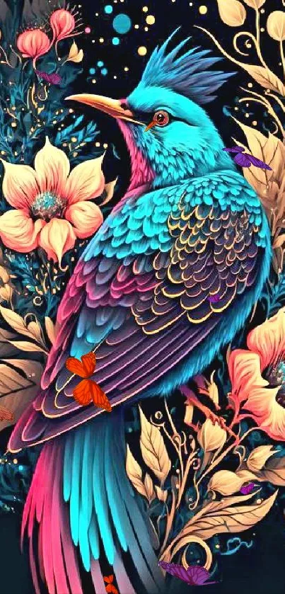 Bird Flower Plant Live Wallpaper