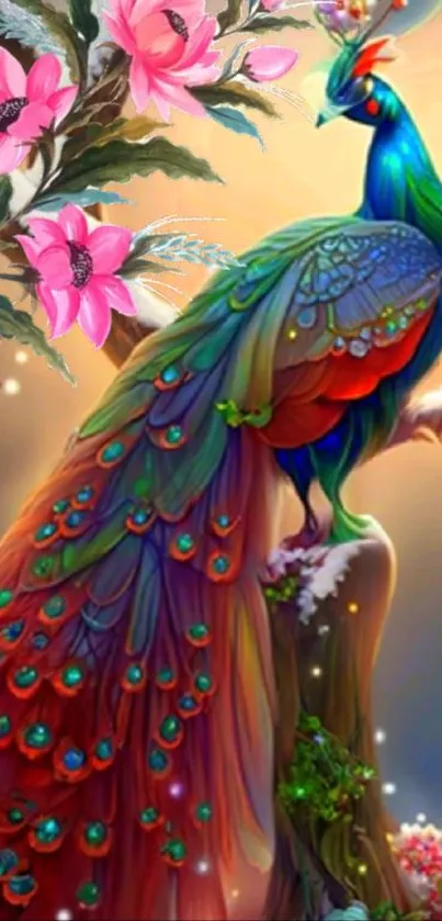 Bird Flower Plant Live Wallpaper