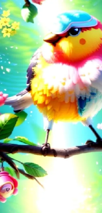 Bird Nature Liquid Live Wallpaper