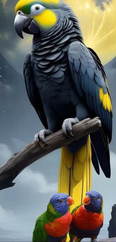 Bird Vertebrate Blue Live Wallpaper