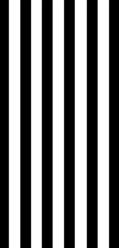 Black and white striped mobile wallpaper for a minimalist look.