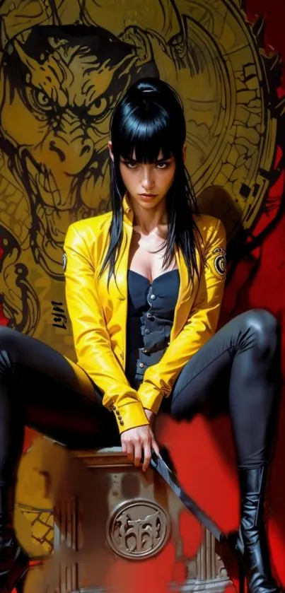 Black Hair Black Cosplay Live Wallpaper