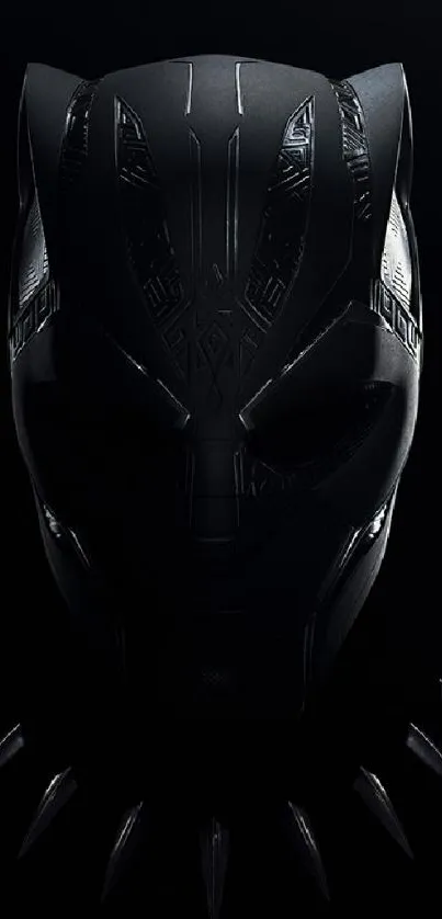 Black Panther movie poster with black mask